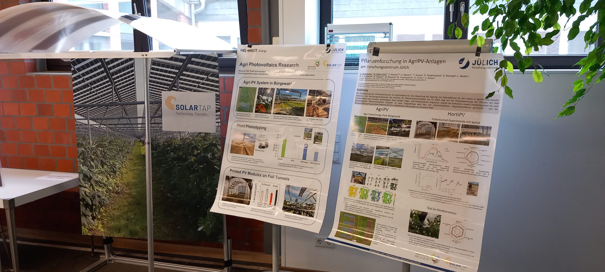 Solar TAP Booth at the Agri-PV NRW Meeting