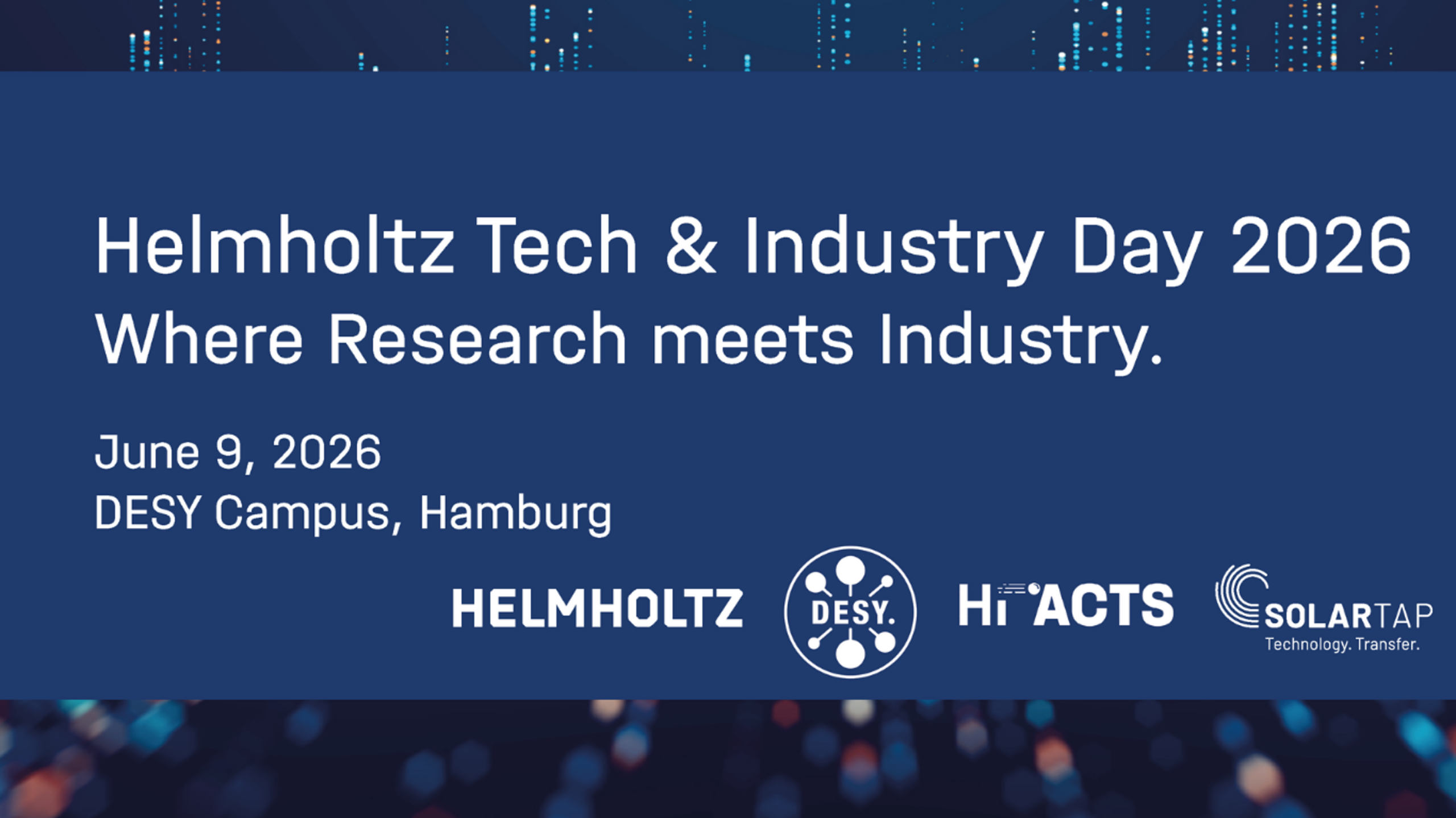 Helmholtz Tech & Industry Day 2026
